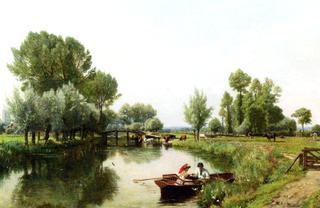 Boating in the English Countryside