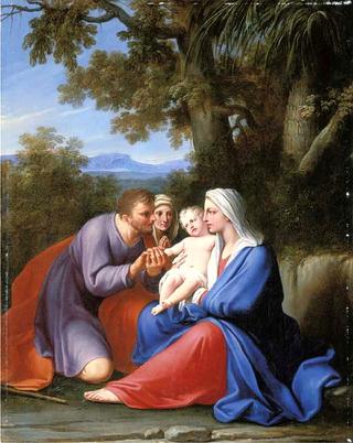 The Holy Family with Saint Anne