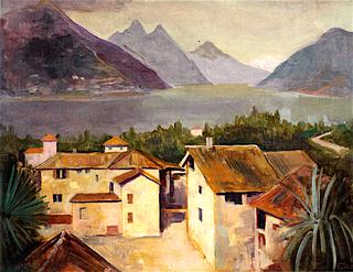 View over Lake Lugano