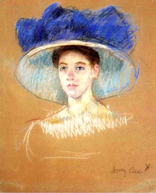 Woman's Head with Large Hat