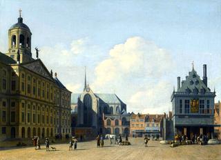 View of the Dam Square, Amsterdam