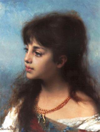 Portrait of a young girl