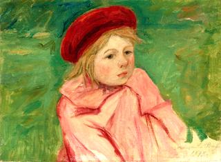 Little Girl in a Red Beret