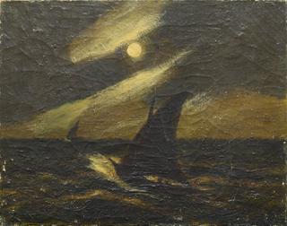 Sailboats in the Moonlight