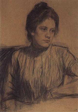 Portrait of Yu.E.Proshinskaya