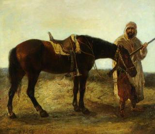 阿拉伯人和他的马