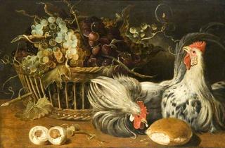 Still Life with Cocks