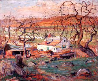 Landscape with Gnarled Trees