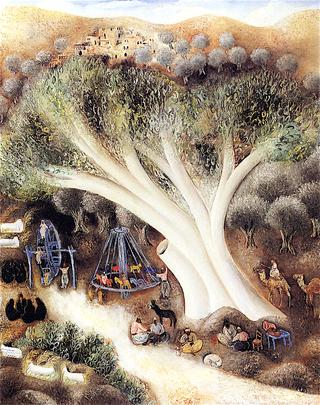 Landscape with Olive Tree
