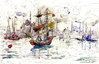 Boats at Constantinople