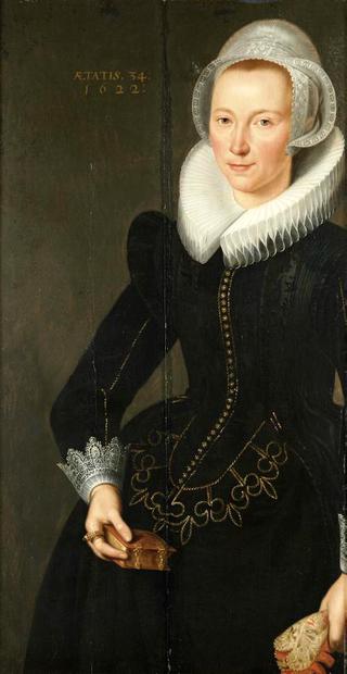 Portrait of Grietje Adriaendr. Groote