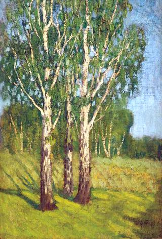 Landscape with Birches