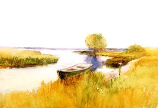 Skiff on a Quiet Waterway