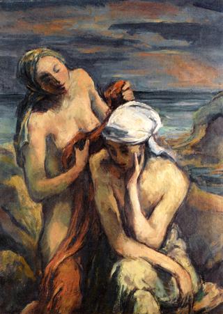 Evening, Two Bathers