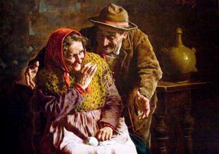 Peasant man and woman