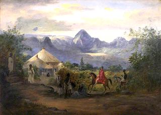 The British Residency at Ankobar, 1842