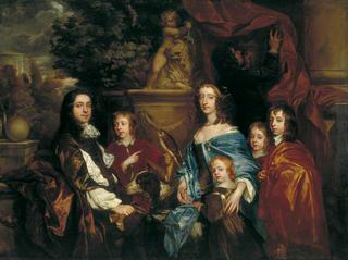 Sir Edward Hales and His Family
