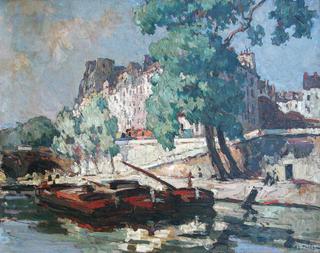 View of the Ile de St. Louis, Paris