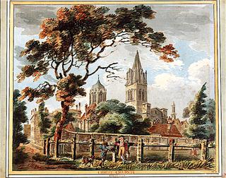 Christ Church, Oxford from Merton Fields