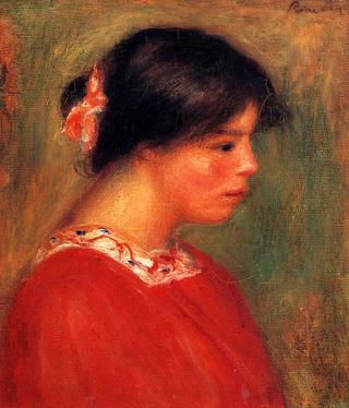 Head of a Woman in Red