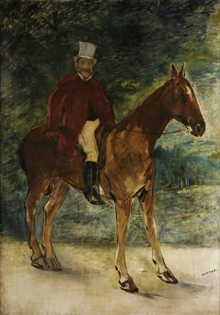 Portrait of Mr. Arnaud on Horseback