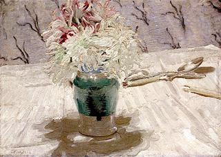 Pink and White Chrysanthemums