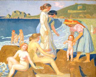 Female Bathers at Perros-Guirec