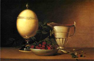 Still Life with Strawberries and Ostrich Egg Cup