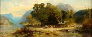 Resting Caravan in the Caucasus