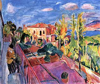 Landscape with the Villa Gorki
