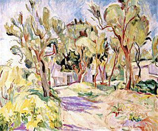 Path with Olive Trees