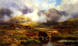 Highland Cattle in a Landscape