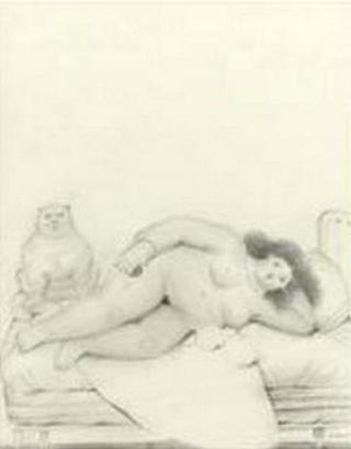 Woman with a Cat