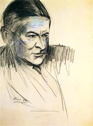 Study for Portrait of T. S. Eliot