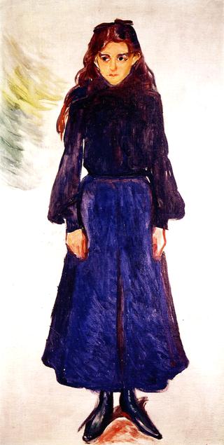 Young Girl in Bllue