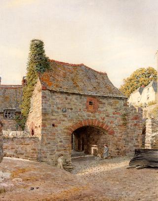 Old buildings at Kingswear in Devon