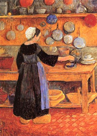 Breton Woman in the Kitchen