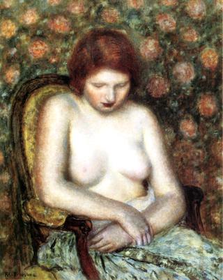 Seated Half-Nude