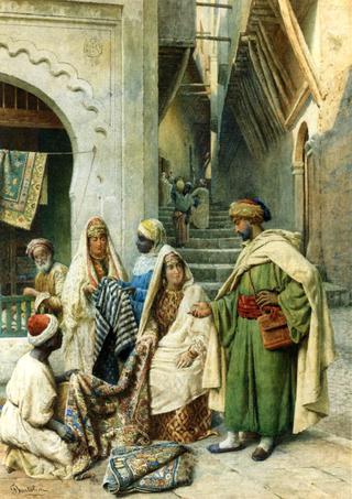 Visiting the Carpet Vendor