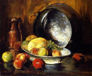 Still LIfe with Fruit and Copper Pot