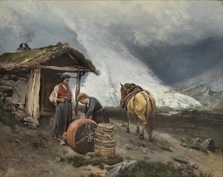 Summer Mountain Farming in Briksdalen