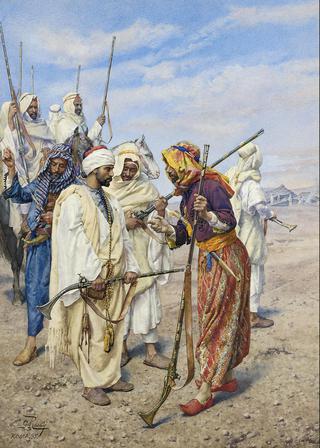 Bedouins Preparing a Combat Patrol