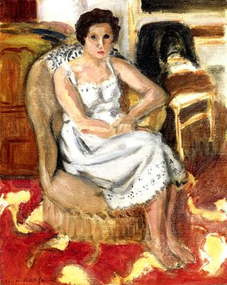 Woman Seated in an Armchair