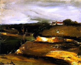 Landscape with a House on the Hill