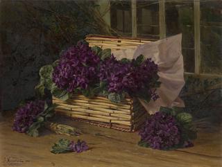 Still Life with Violets