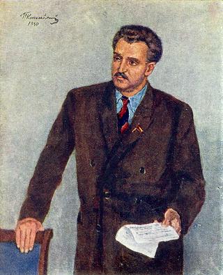 Portrait of Konstantin Simonov