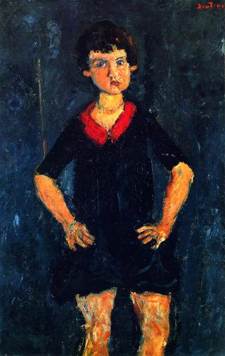 Portrait of a Child in Blue