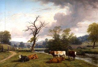 Landscape and Cattle near Offchurch, Warwickshire