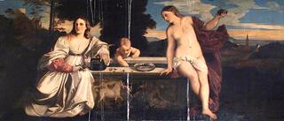 Sacred and Profane Love (after Titian)