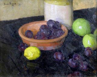 Still Life with Plums